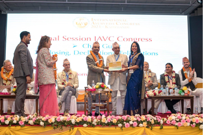 A gathering of Ayurvedic experts from around the world at the 7th International Ayurveda Congress in Kathmandu