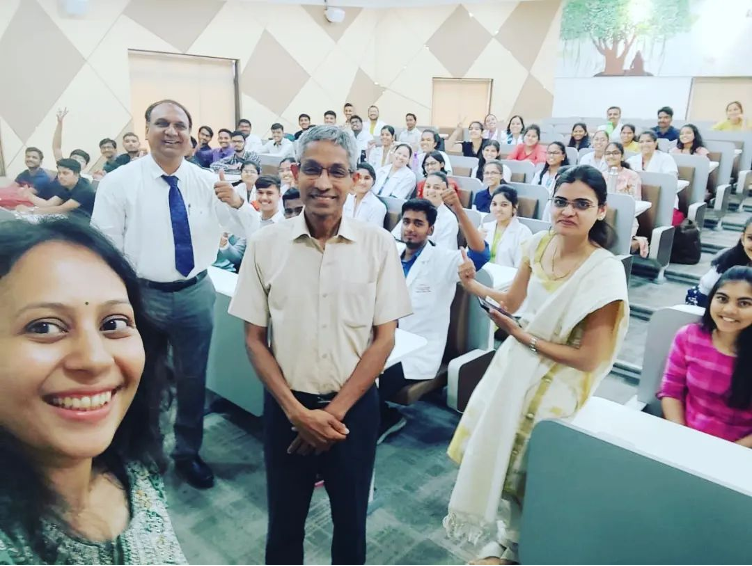 Memorable Moments with Dr. U. K. Krishnan, Director of Nippon Ayurved School in Japan, and Dr. Ankita Shirkande