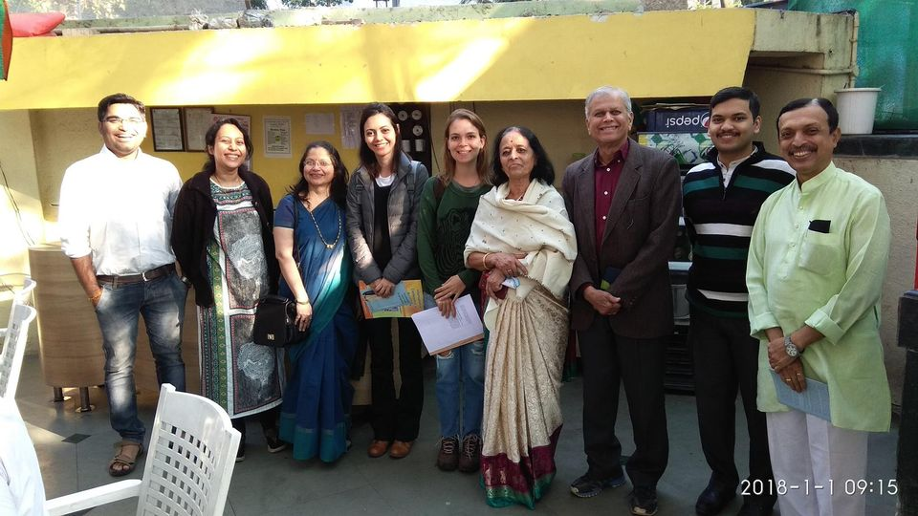 Students from Brazil have begun arriving in Pune to attend the International Conference on Ayurveda, organized by the International Academy of Ayurveda (IAA) and DPU