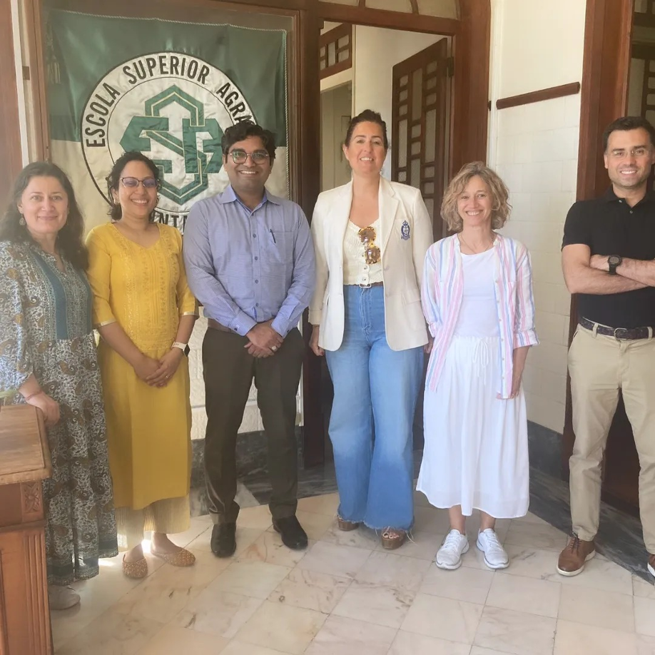 at the Escola Superior we engaged in a primary discussion on research work and the potential for cultivating Ayurvedic plants in Portugal.